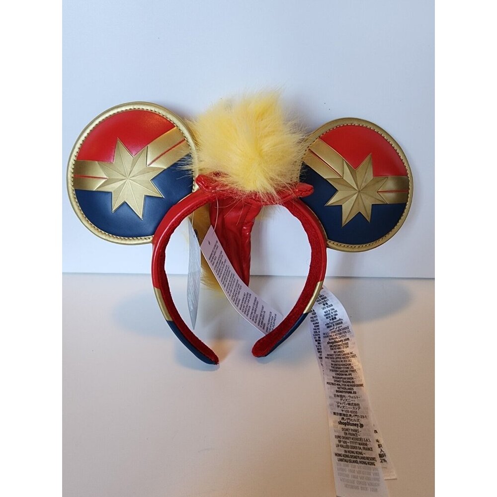 Genuine Parks Marvel's Captain Marvel Ear Headband for Adults, NWT, Authentic